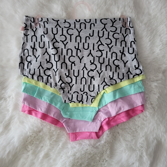 💘JUICY COUTURE BRAND NEW 5-PACK BOYSHORTS SIZE S - Picture 4 of 9